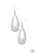Load image into Gallery viewer, Big-Time Spender - White Earrings - Demetra's Online Bling Boutique

