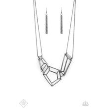 Load image into Gallery viewer, 3-D Drama Geometric Necklace - Demetra's Bling Boutique
