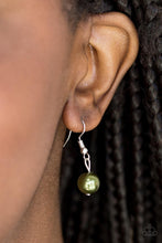 Load image into Gallery viewer, Party Pearls - Green Pearl Necklace - Demetra's Bling Boutique
