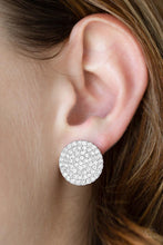 Load image into Gallery viewer, Radiant Ripples - White Rhinestone Earrings - Demetra's Bling Boutique
