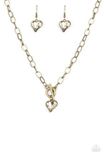 Load image into Gallery viewer, Princeton Princess - Brass Necklace - Demetra's Bling Boutique
