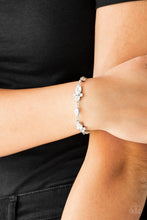 Load image into Gallery viewer, At Any Cost - White Bracelet - Demetra's Bling Boutique
