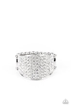 Load image into Gallery viewer, Kaboom! - White Rhinestone Ring - Demetra's Bling Boutique
