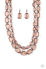 Load image into Gallery viewer, Ice Bank - Copper Acrylic Necklace - Demetra's Bling Boutique

