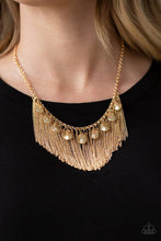 Load image into Gallery viewer, Bragging Rights - Gold Necklace - Demetra's Bling Boutique
