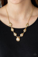 Load image into Gallery viewer, Socialite Social - Gold Necklace - Demetra's Bling Boutique

