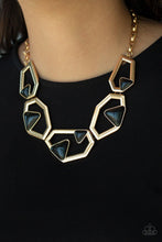 Load image into Gallery viewer, GEO-ing, GEO-ing, Gone - Gold Necklace - Demetra's Bling Boutique
