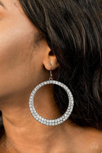 Load image into Gallery viewer, So Demanding - Black Oversized Hoop Earrings - Demetra's Bling Boutique
