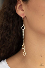 Load image into Gallery viewer, Chance of REIGN - Gold Earrings - Demetra's Bling Boutique
