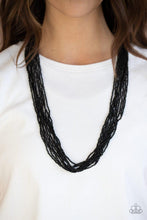 Load image into Gallery viewer, Congo Colada - Black

Seed Bead Necklace - Demetra's Bling Boutique
