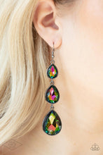 Load image into Gallery viewer, Metro Momentum - Multi Oil Spill Teadrop Earrings - Demetra's Bling Boutique
