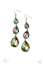 Load image into Gallery viewer, Metro Momentum - Multi Oil Spill Teadrop Earrings - Demetra's Bling Boutique
