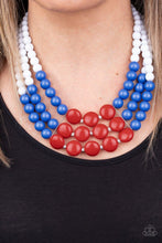 Load image into Gallery viewer, Beach Bauble - Red Beaded
Necklace - Demetra's Bling Boutique
