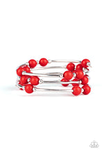 Load image into Gallery viewer, Let Freedom Ring - Red Bracelet - Demetra's Bling Boutique
