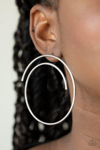 Load image into Gallery viewer, Vogue Vortex Silver Earrings - Demetra's Bling Boutique
