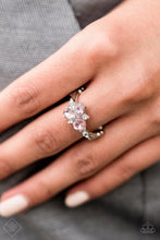 Load image into Gallery viewer, Here You Glow - Pink Rhinestone Silver Ring - Demetra's Bling Boutique
