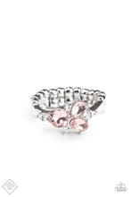 Load image into Gallery viewer, Here You Glow - Pink Rhinestone Silver Ring - Demetra's Bling Boutique

