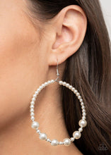 Load image into Gallery viewer, Boss Posh - White Earrings - Demetra's Bling Boutique
