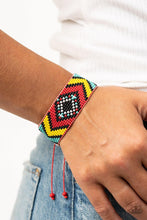 Load image into Gallery viewer, Desert Dive - Red Weaved Beaded Bracelet - Demetra's Bling Boutique
