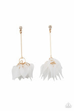 Load image into Gallery viewer, Suspended In Time - Gold Acrylic Earrings - Demetra's Bling Boutique
