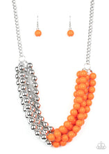 Load image into Gallery viewer, Layer After Layer - Orange Necklace - Demetra's Bling Boutique

