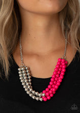 Load image into Gallery viewer, Layer After Layer - Pink Necklace - Demetra's Bling Boutique
