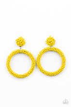 Load image into Gallery viewer, Be All You Can BEAD - Yellow Earrings - Demetra's Bling Boutique
