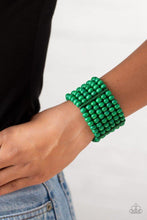 Load image into Gallery viewer, Tanning in Tanzania - Green

Bracelet - Demetra&#39;s Bling Boutique

