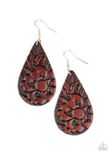 Load image into Gallery viewer, Beach Garden - Brown Earrings - Demetra's Online Bling Boutique
