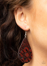 Load image into Gallery viewer, Beach Garden - Brown Earrings - Demetra's Online Bling Boutique
