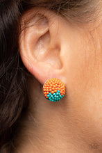 Load image into Gallery viewer, As Happy As Can BEAD - Orange Earrings - Demetra's Bling Boutique
