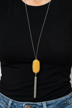Load image into Gallery viewer, Got A Good Thing GLOWING - Yellow Necklace - Demetra's Bling Boutique

