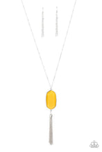 Load image into Gallery viewer, Got A Good Thing GLOWING - Yellow Necklace - Demetra's Bling Boutique
