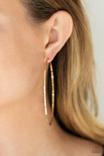 Load image into Gallery viewer, Pump Up The Volume - Gold Earrings - Demetra's Bling Boutique
