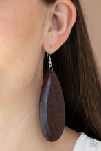 Load image into Gallery viewer, Tropical Ferry - Brown Earrings - Demetra&#39;s Bling Boutique
