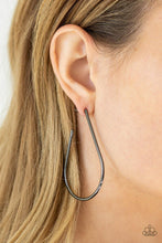 Load image into Gallery viewer, City Curves - Black Earrings - Demetra's Bling Boutique
