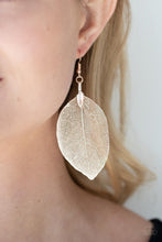 Load image into Gallery viewer, Leafy Legacy - Rose Gold Earrings - Demetra's Bling Boutique
