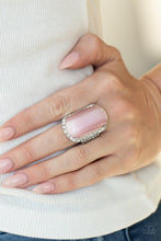 Load image into Gallery viewer, Thank Your LUXE-y Stars - Pink Oversized Cat;s Eye Ring - Demetra's Bling Boutique
