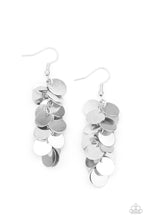 Load image into Gallery viewer, Hear Me Shimmer - Silver Earrings - Demetra's Bling Boutique
