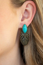 Load image into Gallery viewer, Rural Roadrunner - Brass Earrings - Demetra's Bling Boutique
