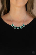 Load image into Gallery viewer, Next Level Luster - Green Rhinestone Necklace - Demetra's Bling Boutique
