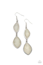 Load image into Gallery viewer, The Oracle Has Spoken - White Earrings - Demetra's Bling Boutique
