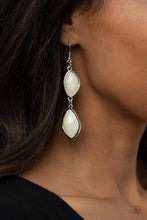 Load image into Gallery viewer, The Oracle Has Spoken - White Earrings - Demetra's Bling Boutique
