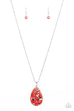 Load image into Gallery viewer, Extra Elemental - Red Necklace - Demetra's Bling Boutique
