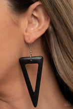 Load image into Gallery viewer, Bermuda Backpacker - Black Earrings - Demetra's Online Bling Boutique
