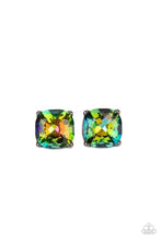 Load image into Gallery viewer, Royalty High - Multi - Oil Spill Gunmetal Earrings - Demetra's Bling Boutique

