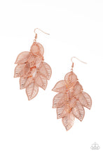 Load image into Gallery viewer, Limitlessly Leafy - Copper Earrings - Demetra's Bling Boutique
