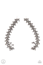 Load image into Gallery viewer, Let There Be LIGHTNING - Black Ear Crawler Earring - Demetra&#39;s Bling Boutique
