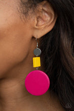 Load image into Gallery viewer, Modern Materials - Multi Oversized Wooden Earrings - Demetra's Bling Boutique
