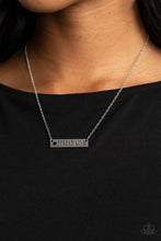 Load image into Gallery viewer, Spread Love - Silver Plaited Necklace - Demetra's Bling Boutique
